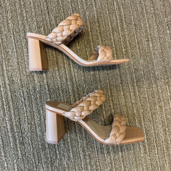 Dolce Vita Shoes - Dolce Vita Nude Patent Leather Braided Sandals